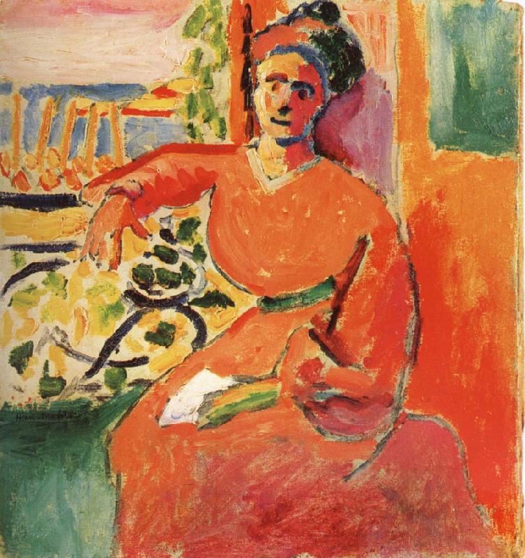 Henri Matisse Woman in the front of window oil painting image